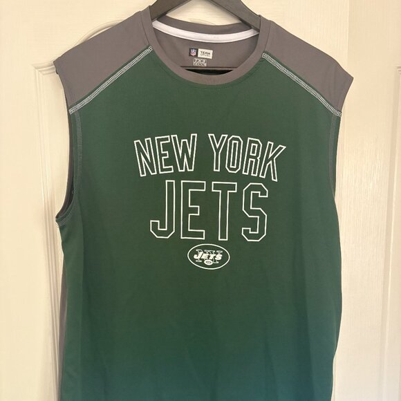 NFL Team Apparel TX3 Cool Sleeveless Shirt – New York Jets - Picture 1 of 3